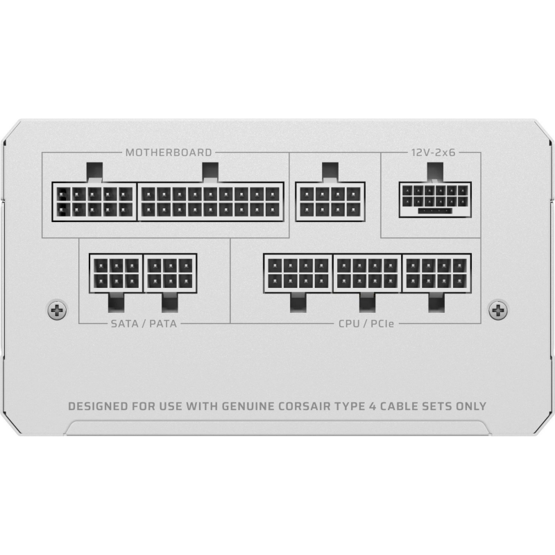 Блок живлення Corsair RM1000e ATX 3.1 1000W White (CP-9020294-EU)
