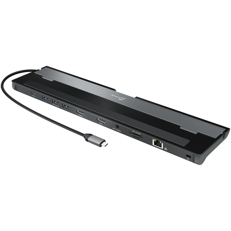 Док-станція J5create USB-C 10-в-1 (JCD542-N)