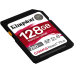 Карта пам`яті SDXC 128GB UHS-II/U3 Class 10 Kingston Canvas React Plus V60 SD R280/W100MB/s (SDR2V6/128GB)