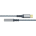 Адаптер ColorWay USB Type-C - 3.5 мм (M/F), 0.14 м, Gray (CW-AD-CJ)