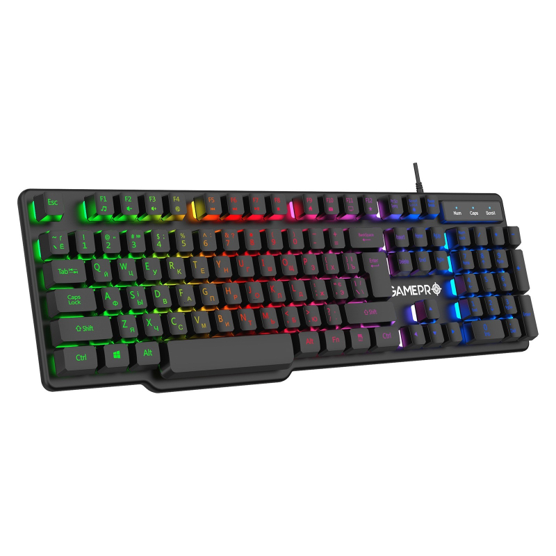 Клавіатура GamePro GK380 RGB Black 