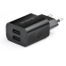 Мережевий зарядний пристрій REAL-EL CH-210 (2USB, 2.1A) Black