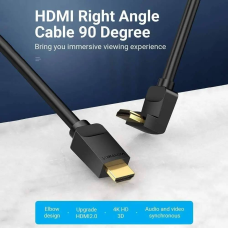 Кабель Vention HDMI - HDMI V 2.0 (M/M), 1 м, Black (AARBF)