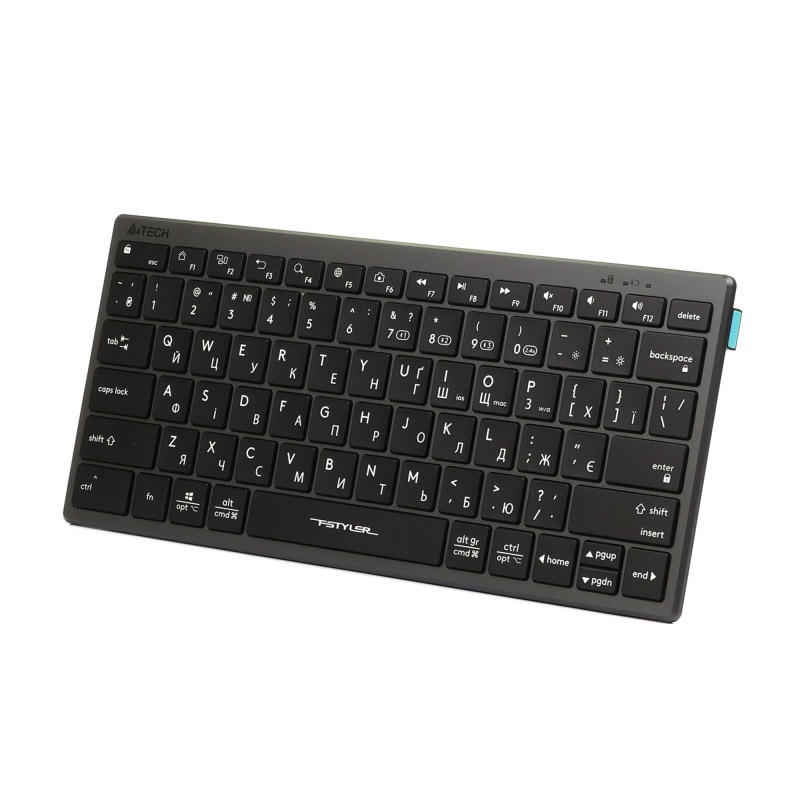 Клавіатура бездротова A4Tech Fstyler FBX51C Grey