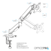 Кронштейн OfficePro MA431B 17-32