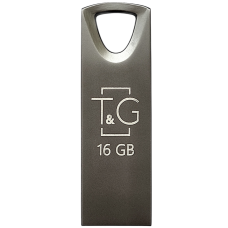 Флеш-накопичувач USB 16GB T&G 117 Metal Series Black (TG117BK-16G)
