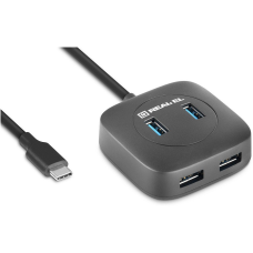 USB-хаб REAL-EL CQ-407 4 ports