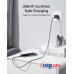 Кабель Anker Upcycled-Braided USB-C - USB-C (M/M), 240W, 1.8 м, Black (A82E2H12)