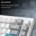 Клавіатура бездротова GamePro Asgard Yord Keychron Super Red Switch White (MK266WH)