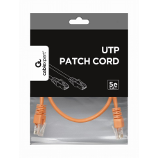 Патч-корд UTP Cablexpert (PP12-0.5M/O) літий, 50u 