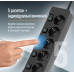Фільтр живлення СolorWay (CW-PSEA52SBK) 5 розеток, 2м, Black