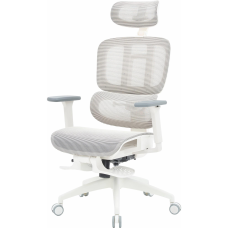 Крісло офісне Officepro Skyline Footrest OC750-W-LG-LG White/Light Gray