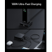 Мережевий зарядний пристрій Anker Prime 100W, 2xUSB-C, 1xUSB-A, Pogo pin Black (A1902311)