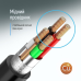 Кабель ColorWay USB - USB V 2.0 (M/M), 1 м, Black (CW-CBUU071-BK)