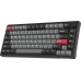 Клавіатура бездротова GamePro Asgard Yord Keychron Super Red Switch Black (MK266BK)