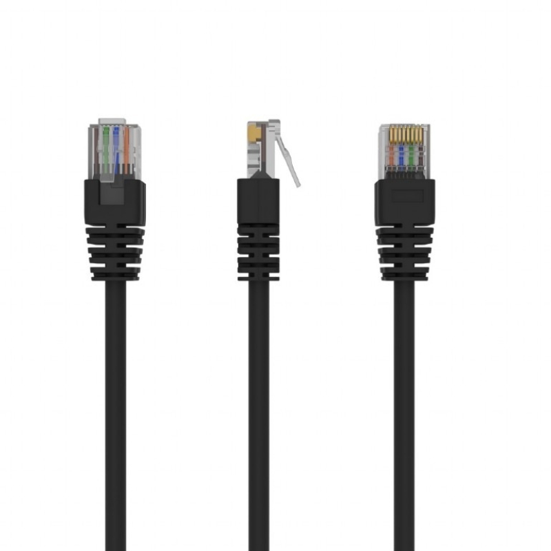 Патч-корд UTP Cablexpert (PP12-1M/BK) літий, 50u 