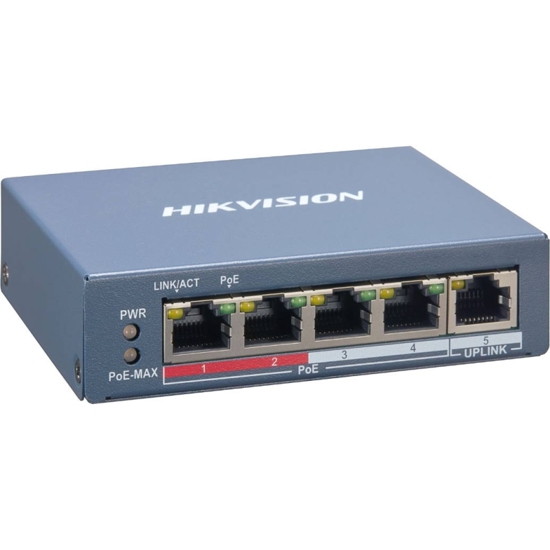 Комутатор Hikvision DS-3E1105P-EI