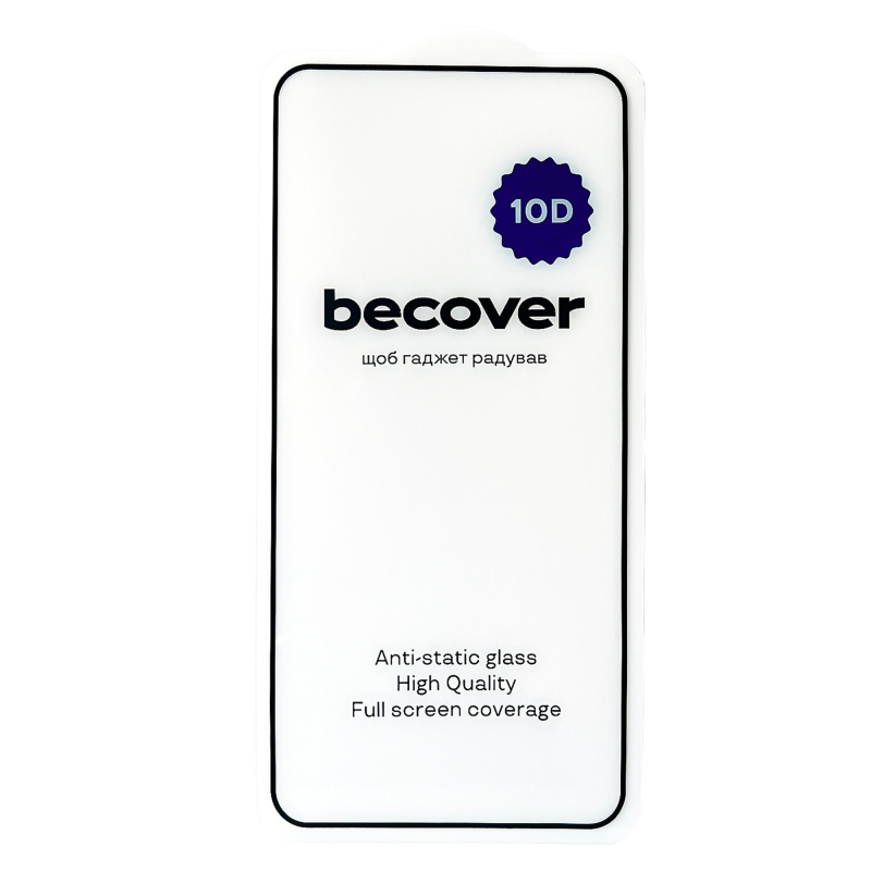 Захисне скло BeCover для Xiaomi Redmi Note 12 Pro 5G 10D Black (711374)