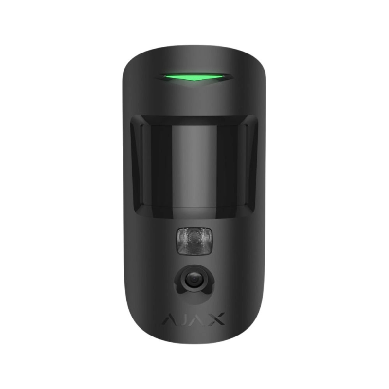 Бездротовий оповіщувач руху з камерою Ajax MotionCam HDR Black (117743.307.BL1)