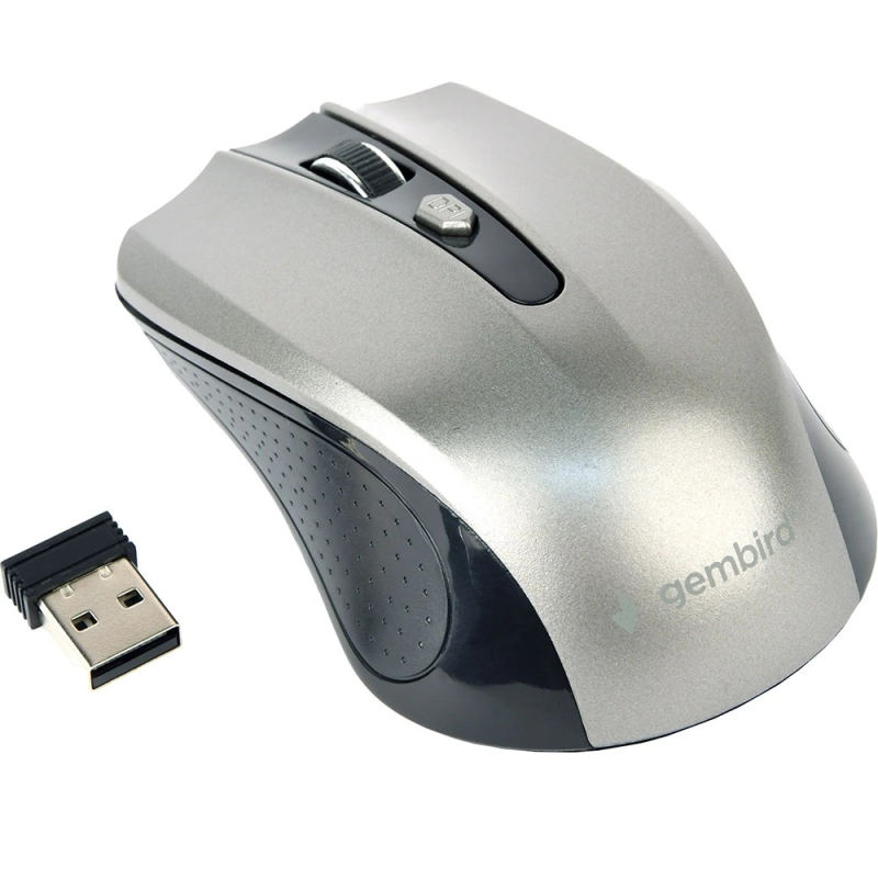 Миша бездротова Gembird MUSW-4B-04-BG Black/Grey USB