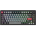 Клавіатура бездротова GamePro Asgard Yord Keychron Super Red Switch Black (MK266BK)