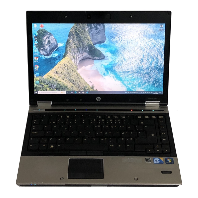 Ноутбук HP Elitebook 8440p / 14" (1600x900) / i7-620M / 4GB / 320GB HDD / Win10Pro / сканер відбитка - Б/в