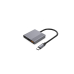 Док-станція Cablexpert USB-C 3-в-1 (A-CM-COMBO3-05)