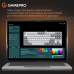 Клавіатура GamePro Genesis Metallic MK110W Outemu Red Swithes USB White