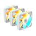 Вентилятор Gigabyte EZ Chain RVS Fan 120 Ice 3-Pack White (GP-GBT EZRVSFAN1203 ICE)