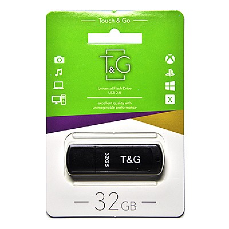 Флеш-накопичувач USB3.0 32GB T&G 011 Classic Series Black (TG011-32GB3BK)
