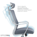 Крісло офісне OfficePro Harmony OC310-G-G-G Gray