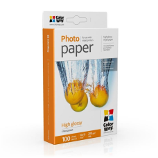 Фотопапір ColorWay глянцевий 200г/м2 10х15см 100 арк. (PG2001004R)