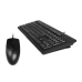 Комплект (клавіатура, миша) A4Tech KR-8372 Black