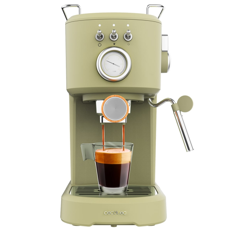 Кавоварка Cecotec  Power Espresso 20 Retro Green (CCTC-01723)