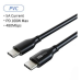 Кабель Cabletime USB Type-C - USB Type-C (M/M) PD 100W, 2 м, Black (CU02L)