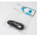 Кабель Maxxter USB - USB Type-B V 2.0 (M/M), 3 м, феритовий фільтр, Black (UF-AMBM-10) пакет
