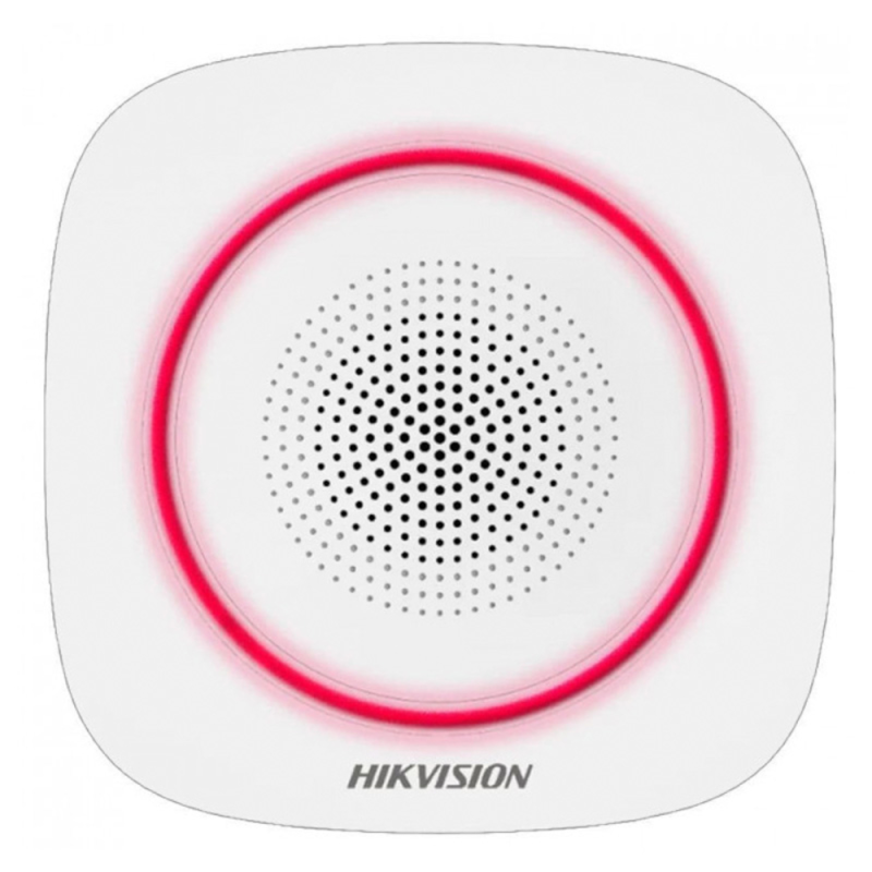 Бездротова сирена Hikvision DS-PS1-I-WE-Red