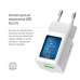 Мережевий зарядний пристрій ColorWay GaN Mini 20W PD Port PPS USB (Type-C PD + USB QC4.0) White (CW-CHS062PD-WT)