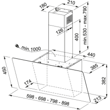 Витяжка Franke Evo Plus FPJ 625 V BK/SS (330.0528.064)