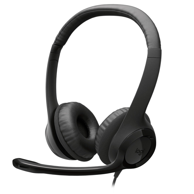 Гарнітура Logitech H390 USB-C Midnight Black (981-001576)