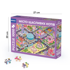 Пазл Orner Місто щасливих котів 1000 елементів