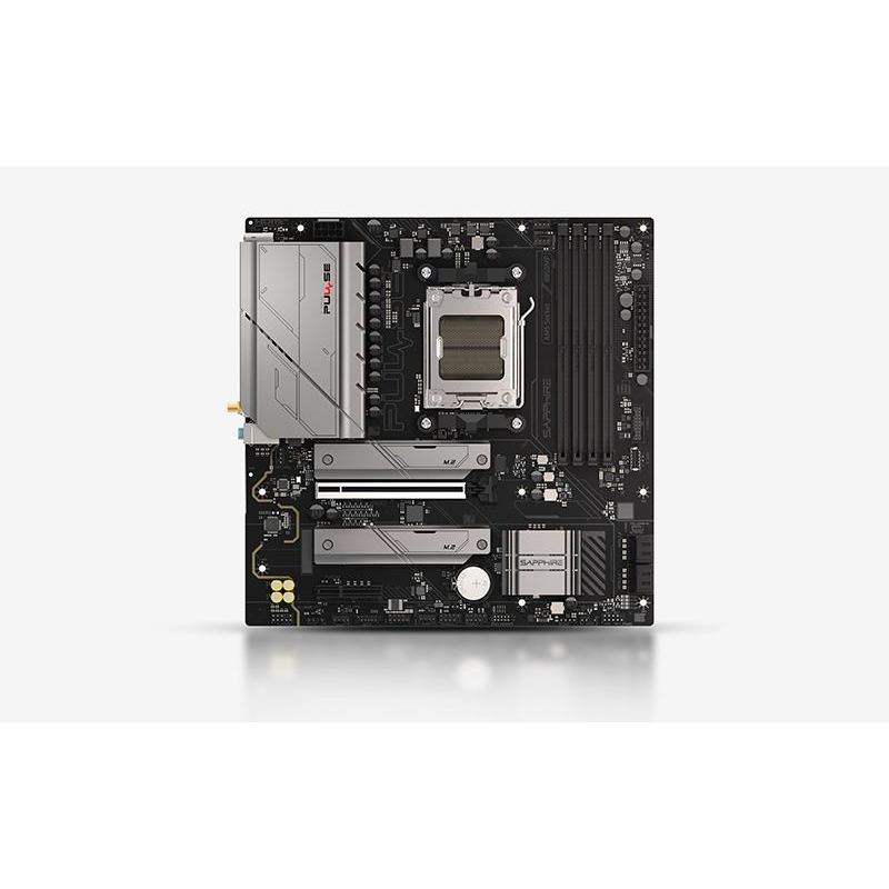 Материнcька плата SAPPHIRE PULSE B850M WIFI sAM5 B850 4xDDR5 M.2 HDMI DP Wi-Fi BT mATX