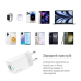 Мережевий зарядний пристрій ColorWay GaN Mini 35W PD Port PPS USB (Type-C PD + USB QC4.0) White (CW-CHS055PD-WT)