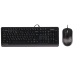 Комплект (клавіатура, миша) A4Tech F1010 Black/Grey