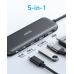 USB-хаб Anker USB-C Hub 332 5-in-1 Black (A8355H11)