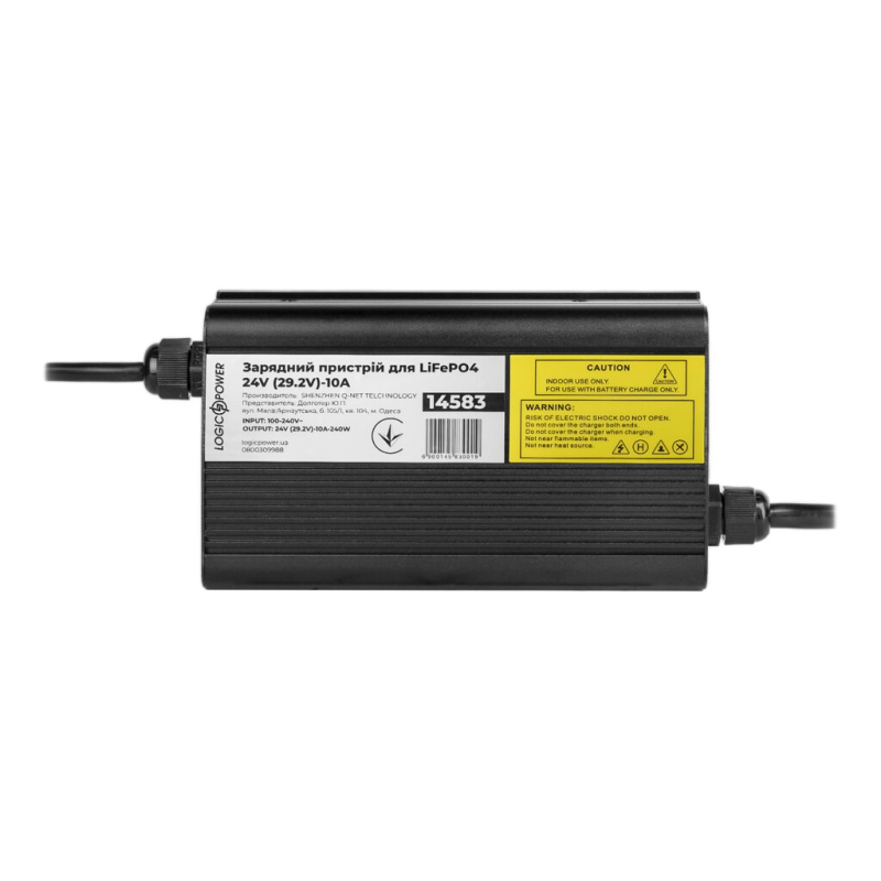 Зарядний пристрій для АКБ LiFePO4 LogicPower 24V (29.2V)-10A-240W (LP14583)