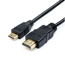 Кабель Atcom HDMI - mini-HDMI (M/M), 1 м, Black (6153) Blister