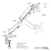 Кронштейн OfficePro MA500B 17-32