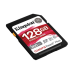 Карта пам`яті SDXC 128GB UHS-II/U3 Class 10 Kingston Canvas React Plus V60 SD R280/W100MB/s (SDR2V6/128GB)