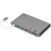 Док-станція Digitus USB-C USB3.0х3/USB-C/SD/MicroSD/HDMI/VGA/miniDisplayPort/RJ45/Audio (DA-70875)